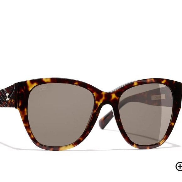 Chanel polarized butterfly tortoise sunglasses main image 8